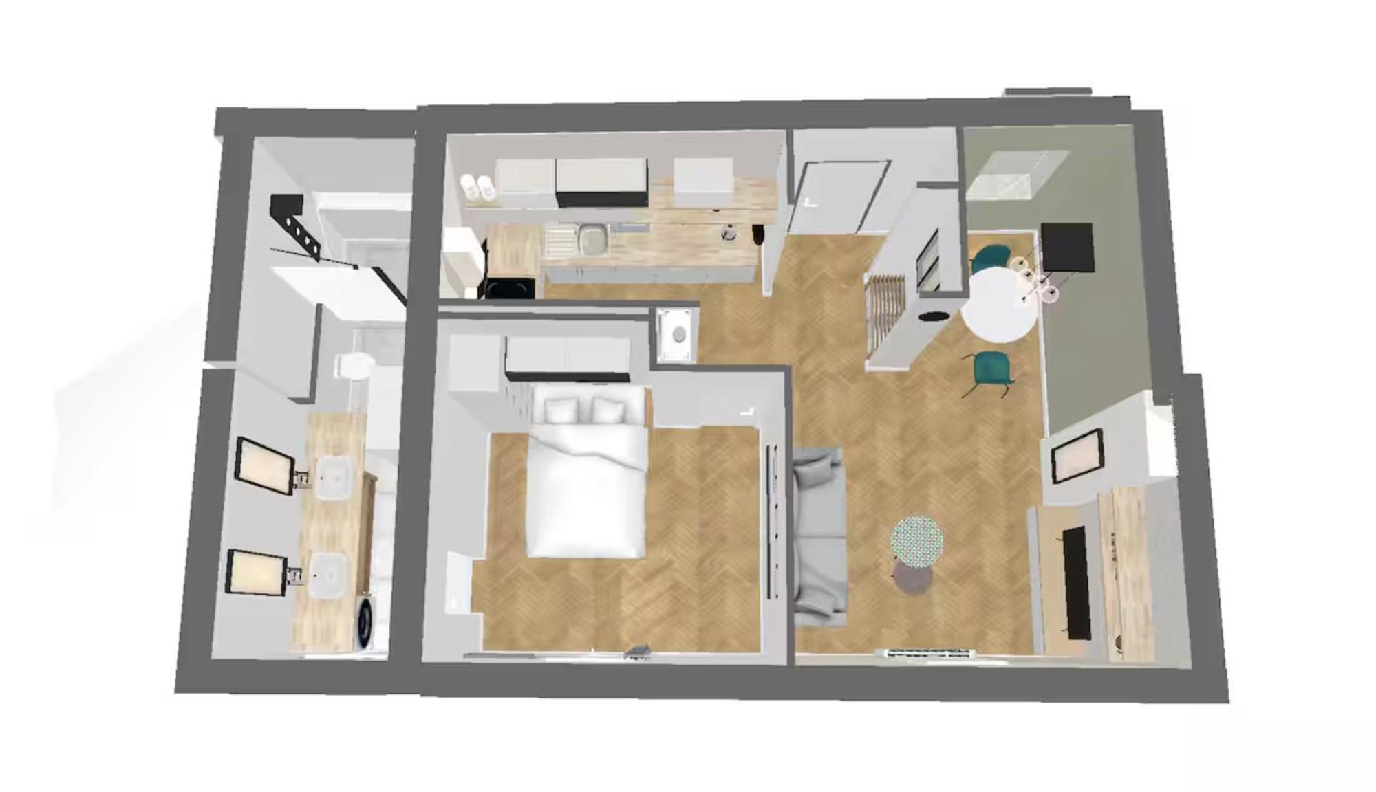 AppartChic - appartement standing - plein Centre&Parking privé Créon Esterno foto